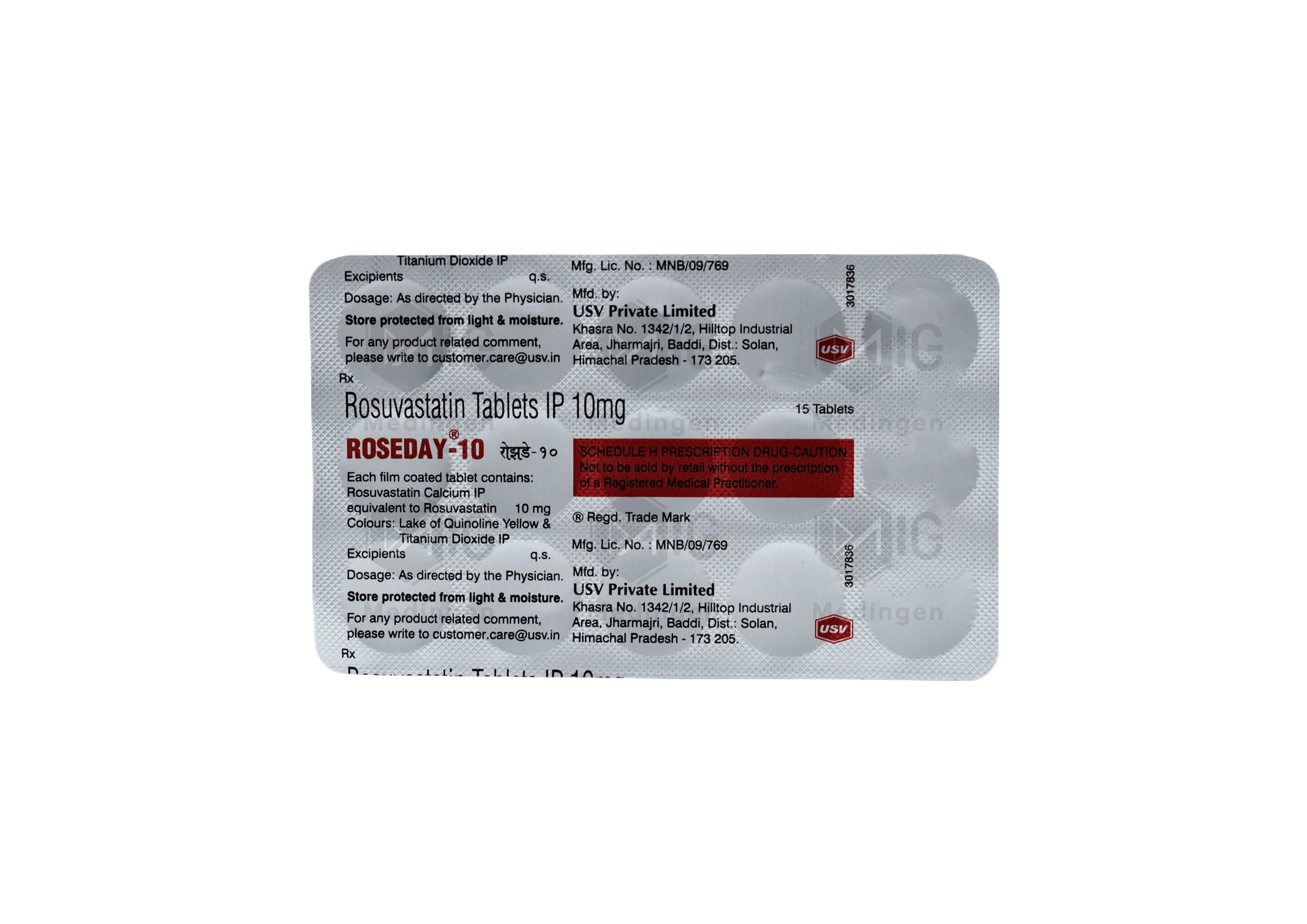 ROSEDAY 10MG
